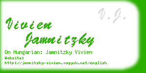 vivien jamnitzky business card